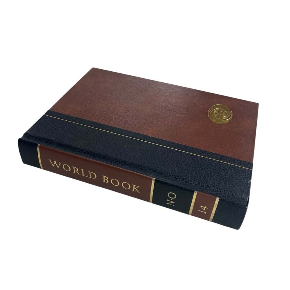 World Book Encyclopedia N-O # 14 1979 Childcraft Inc. Black Brown Gold Hardcover